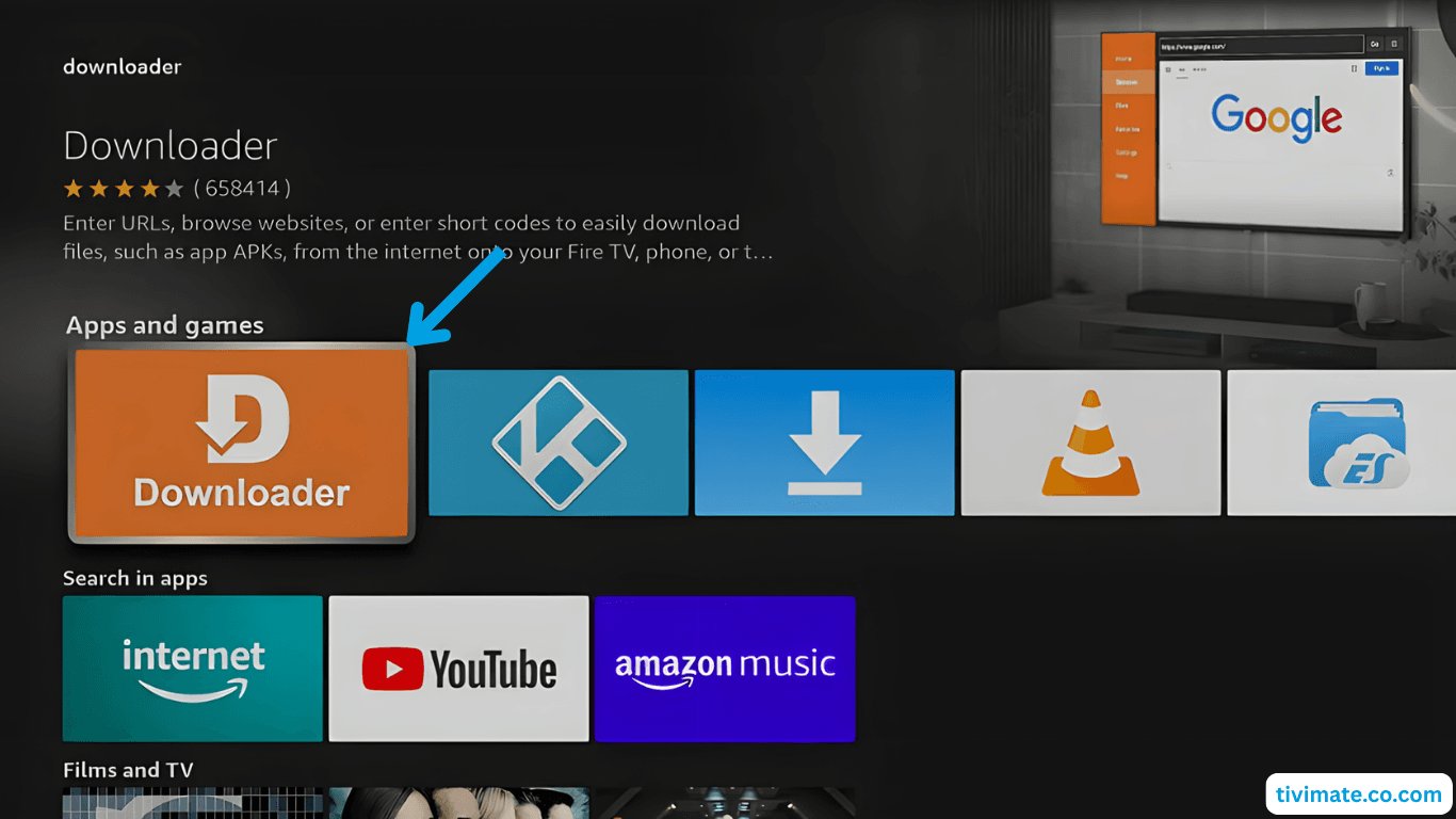 Fire TV Stick: Download and install