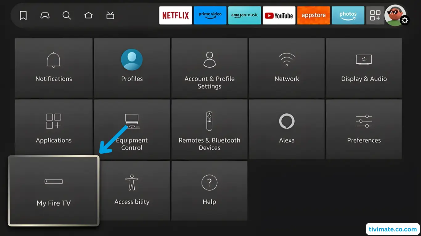 Fire TV Stick: Open My Fire TV