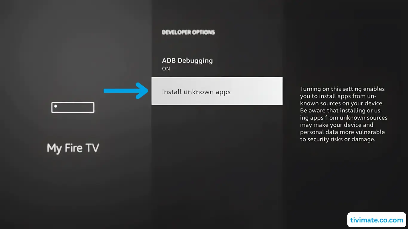 Fire TV Stick: Allow Downloader
